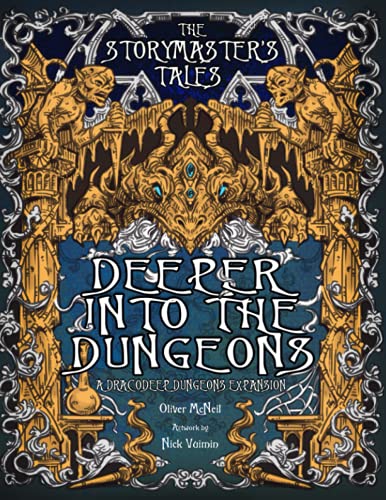 Storymaster's Tales Deeper into the Dungeon : Expansion to Dracodeep Dungeon. Become a Hero in a Grimm Family Tabletop RPG Boardgame Book. Kids and Adults Solo-5 Players