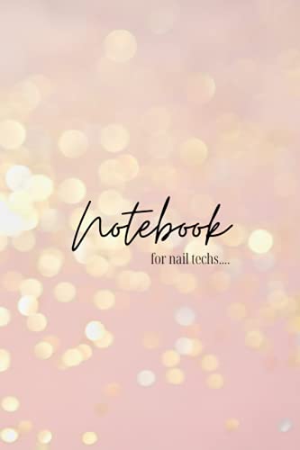 Notebook for nail techs