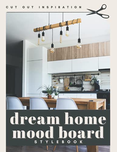 Dream Home Mood Board Stylebook: Interior Design & Decorating Clip Art Magazine - Style Planning & Vision Board Inspiration
