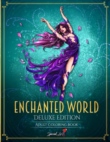 Enchanted World: An Adult Coloring Book with more than 70 Beautiful and Unique Coloring Pages from a Magical Kingdom