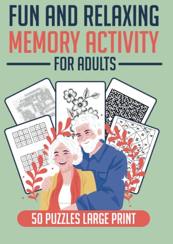 Fun and Relaxing for Adults Memory Activity Mazes Word Search Fun Game and Activity Book for Dementia and Alzheimers Patients Memory and ... Elderly Women and Men Puzzle Gift for Seniors