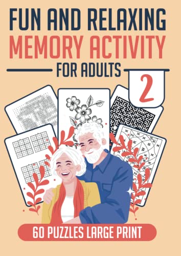 Fun and Relaxing for Adults Memory Activity Mazes Word Search Fun Game and Activity Book for Dementia and Alzheimers Patients Memory and ... Elderly Women and Men Puzzle Gift for Seniors : 2 Edition