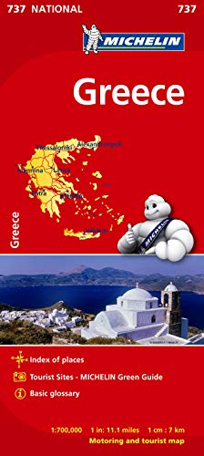 Greece - Michelin National Map 737