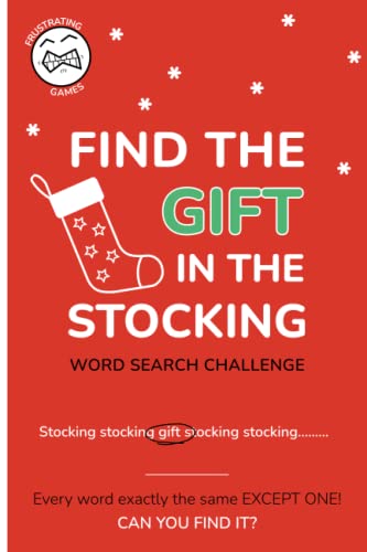 Find the Gift in the Stocking: Fun word search challenge - Only one word is different, CAN YOU FIND IT? (Frustrating Games)