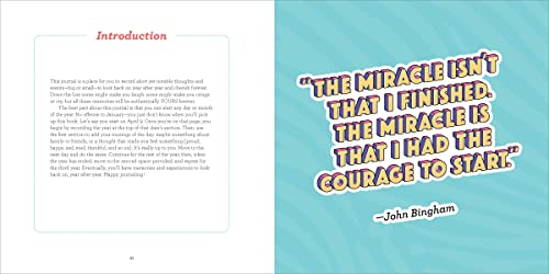 One Line a Day Journal for Teens