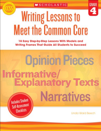 Writing Lessons to Meet the Common Core, Grade 4