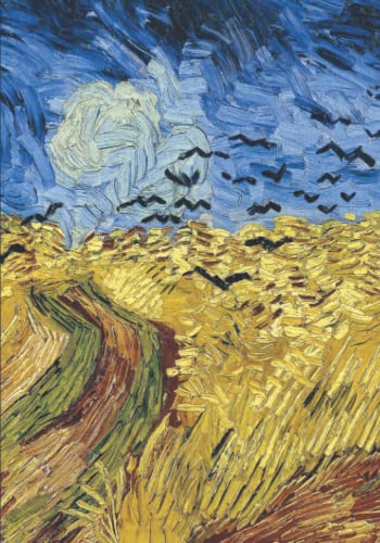 Ruled Notebook – Wheatfields: Vincent van Gogh Painting of Wheatfields with Crows (1890) | Book with Lined Paper for Taking Notes