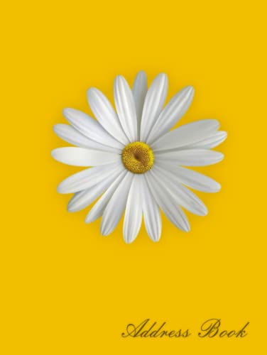 Address Book: Address Books Large Print For Women Address Books Beautiful Designed Address Books Easy To Use For Anyone Alphabetical Order Flower Cover Designed