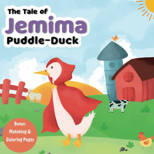 The Tale of Jemima Puddle-Duck: Animal Bed Time Story Book - Workbook Included