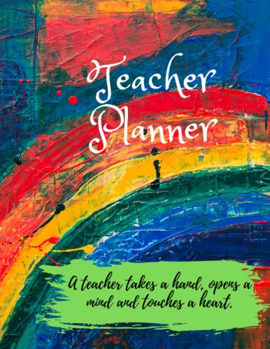 Teacher Planner: Get your day under control with this beautiful to do list, notebook journal. The perfect planner for teachers to keep track of your day in a simple, well organized manner.