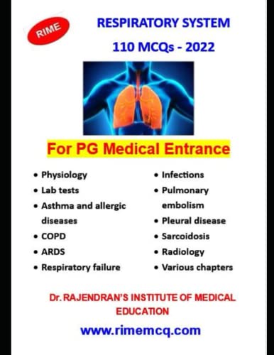 RESPIRATORY SYSTEM 110 MCQs - 2022