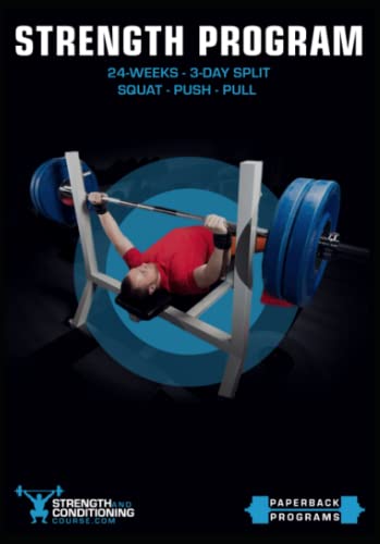 STRENGTH PROGRAM: 24-WEEKS - 3-DAY SPLIT: SQUAT / PUSH / PULL