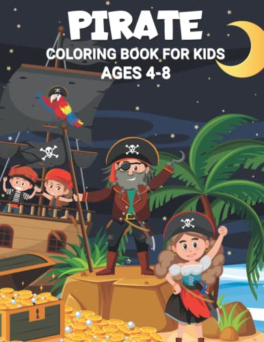Pirate Coloring Book: For Kids (Children's Coloring Books)