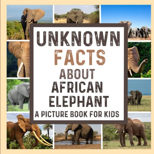 unknown Facts About African Elephants: A Picture Book For Kids (Facts For Kids): Amazing Facts About African Elephants
