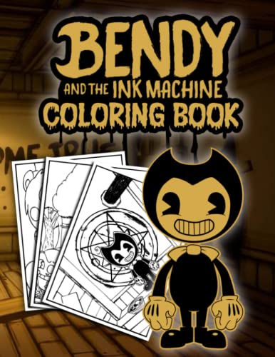 Bendỵ and The Ịnk Machịne Coloring Book: Encourage Creativity with One Sided Coloring Pages Featuring Stunning Illustrations about Iconic Scenes and Characters for Kids & Adults