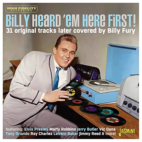 Billy Heard 'em Here First! 31 Original Tracks Later Covered By Billy Fury