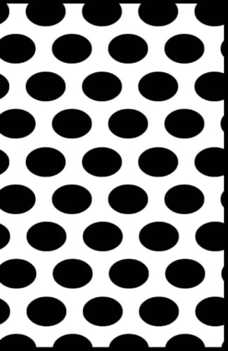 White and black Polka Dot Notebook: Notebook/Journal/Diary (Polka Dot Notebooks/Journals/Diaries)