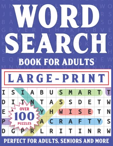Large Print Word Search Book For Adults: 100+ Large Print Puzzles For Adults And Seniors | Word Search Puzzles For Adults Volume 46