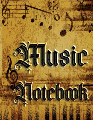 Standard Manuscript Paper Book ,Blank sheet Music Notebook for Kids,Students and Beginner Musicians: Wide staff Song Writing Journal For Composition and Notes Notation,Gift for Men and women Composers
