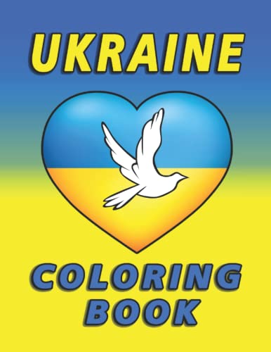 Ukraine Coloring Book: 50 One-Sided Pages of Ukrainian Architecture. Beautiful Monuments of LVIV, KIEV, KHARKOV, ODESSA and Others