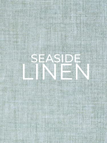 Seaside Linen : Decorative Stacking Book for Coffee Tables and Bookshelves Perfect for Coastal Themed Home Decor Interior Design and Home Staging