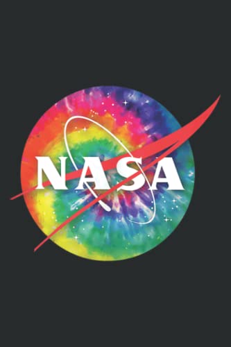 Awesome Tie Dye Nasa Logo Hippie Nasa Gift Idea: Daily Planner Journal: Notebook Planner, To Do List, Daily Organizer, 108 Pages (6" x 9")