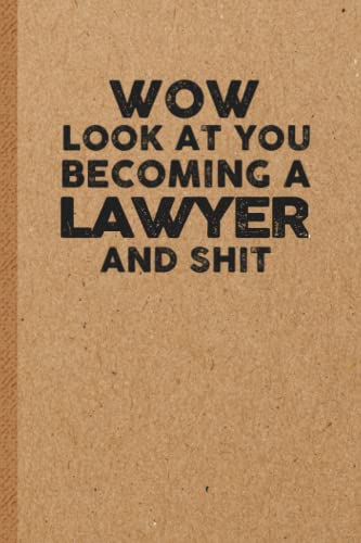 Lawyer Gifts : 6x9 Inches 108 Lined Pages Funny Notebook Ruled Unique Diary Sarcastic Humor Journal for Men and Women Secret Santa Gag for Christmas Appreciation Gift