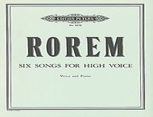 Six Songs for High Voice