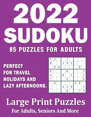 Sudoku Puzzles For Adults: Large Print Sudoku Puzzle Book For Adults And Seniors Volume-22