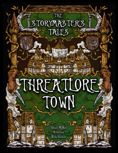 Storymaster's Tales Threatlore Town Folklore Fantasy Role-Playing Game : Become a Hero in a Family Tabletop RPG Board Game Book. Kids and Adults Solo-5 Players