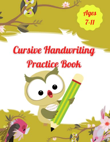 Cursive Handwriting Practice Book, Cursive Tracing Workbook, Cursive