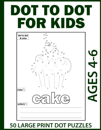 Dot To Dot For Kids: Connect the Dot book for Kids |50 Large Print Puzzles Volume-28