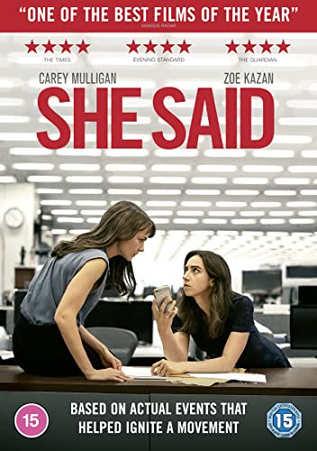 She Said [DVD] [2022] [2023]