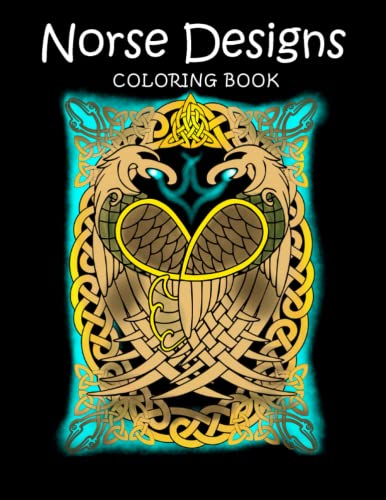 Norse Designs Coloring Book: Adult Coloring Book for Stress Relief, Relaxation and Fun