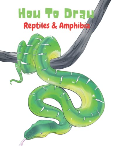 How to Draw Reptiles & Amphibians: Step-by-step Way To Draw Reptiles And Amphibians.include Fun Fact For Kids To Learn About Reptiles And Amphibians In Cool And Interesting Way