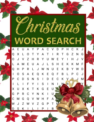 Christmas Word Search: Christmas Themed Word Find Puzzle Book for Adults and Seniors