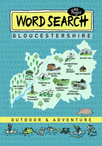 Gloucestershire OutDoor and Adventure Word Search Puzzle Book for Adults, Teens and Seniors