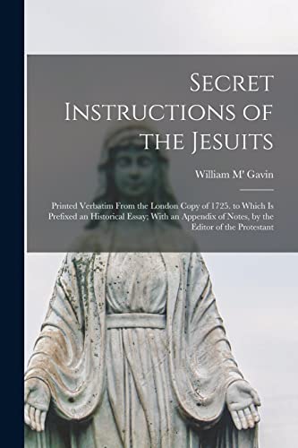 Secret Instructions of the Jesuits