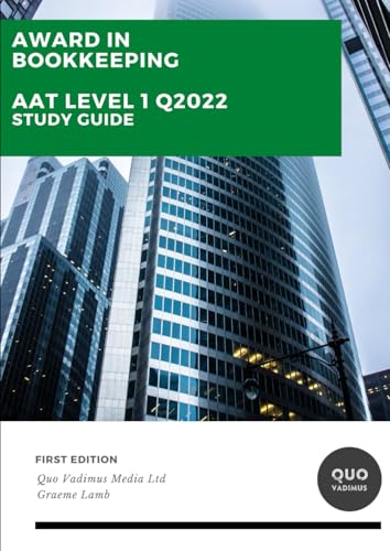 AAT Level 1 Award in Bookkeeping Study Guide