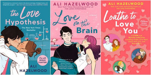 Ali Hazelwood Bestselling 3 Books Set: The Love Hypothesis, Love on the Brain, Loathe to Love You 