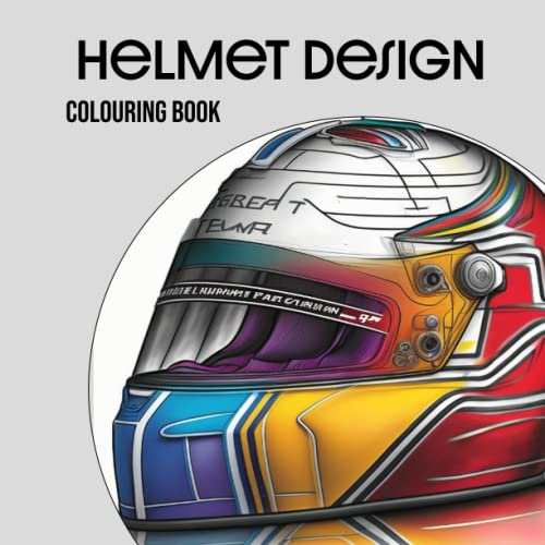 Helmet Design Colouring Book