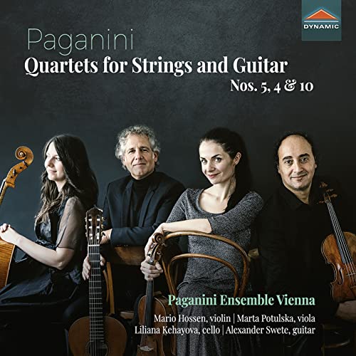 Nicolo Paganini: Quartets for Strings and Guitar, Vol. 3