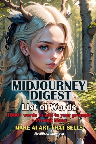 MIDJOURNEY DIGEST: Make AI Art That Sells: List of Words 1000+ words to add to your prompts + Prompt Ideas