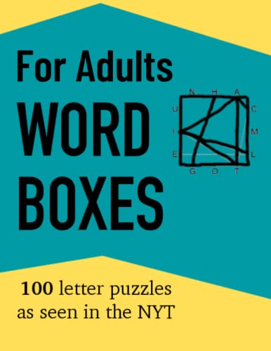 Word Boxes For Adults