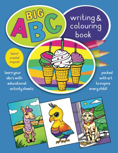 Big ABC Writing and Colouring Book: 163 pages packed with colouring fun for toddlers and young kids - Learn your ABC's with educational activity sheets!