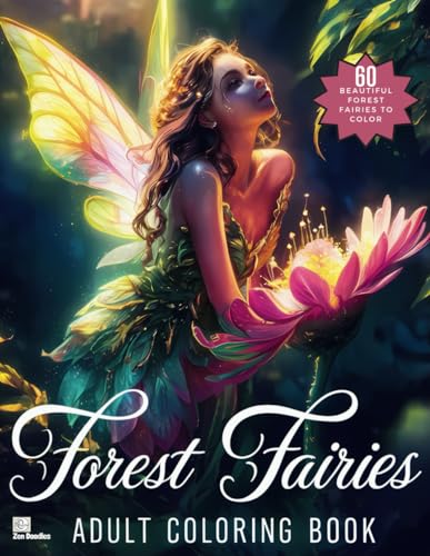 Forest Fairies Coloring Book