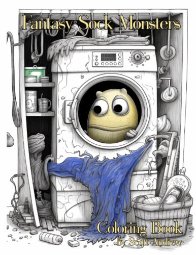Fantasy Sock Monsters: Coloring Book