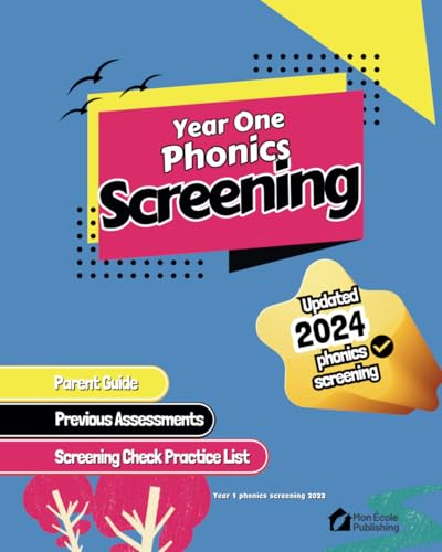 Year One Phonics Screening - Megapack with Screening Check Quick Guide for Parents , Screening Practice List, Previous Years' Assessments Including: : Year 1 Phonics Screening 2022