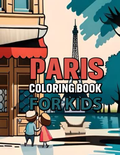 Paris Coloring Book for Kids: Explore the artistic side of the Louvre Museum with your palette.