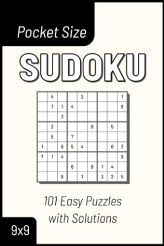 Pocket Size Sudoku: 101 Easy Puzzles with Solutions